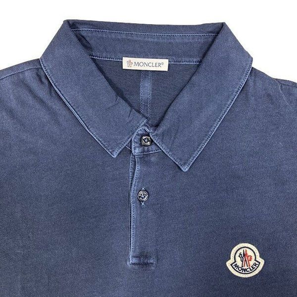 MONCLER モンクレール　ポロシャツ　半袖　ホワイト　ネイビー　L メンズ 楽天市場】モンクレール MONCLER メンズ ポロシャツ 半袖 胸ロゴ