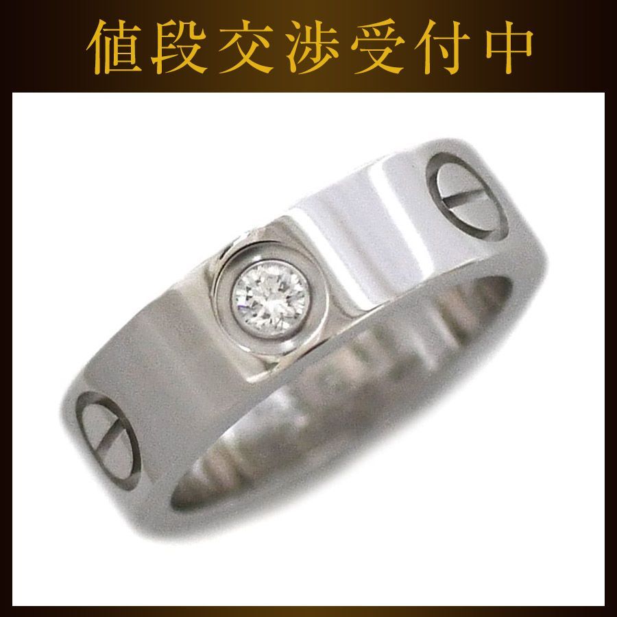 カルティエ 指輪 ラブリング f-22115 ホワイトゴールド WG