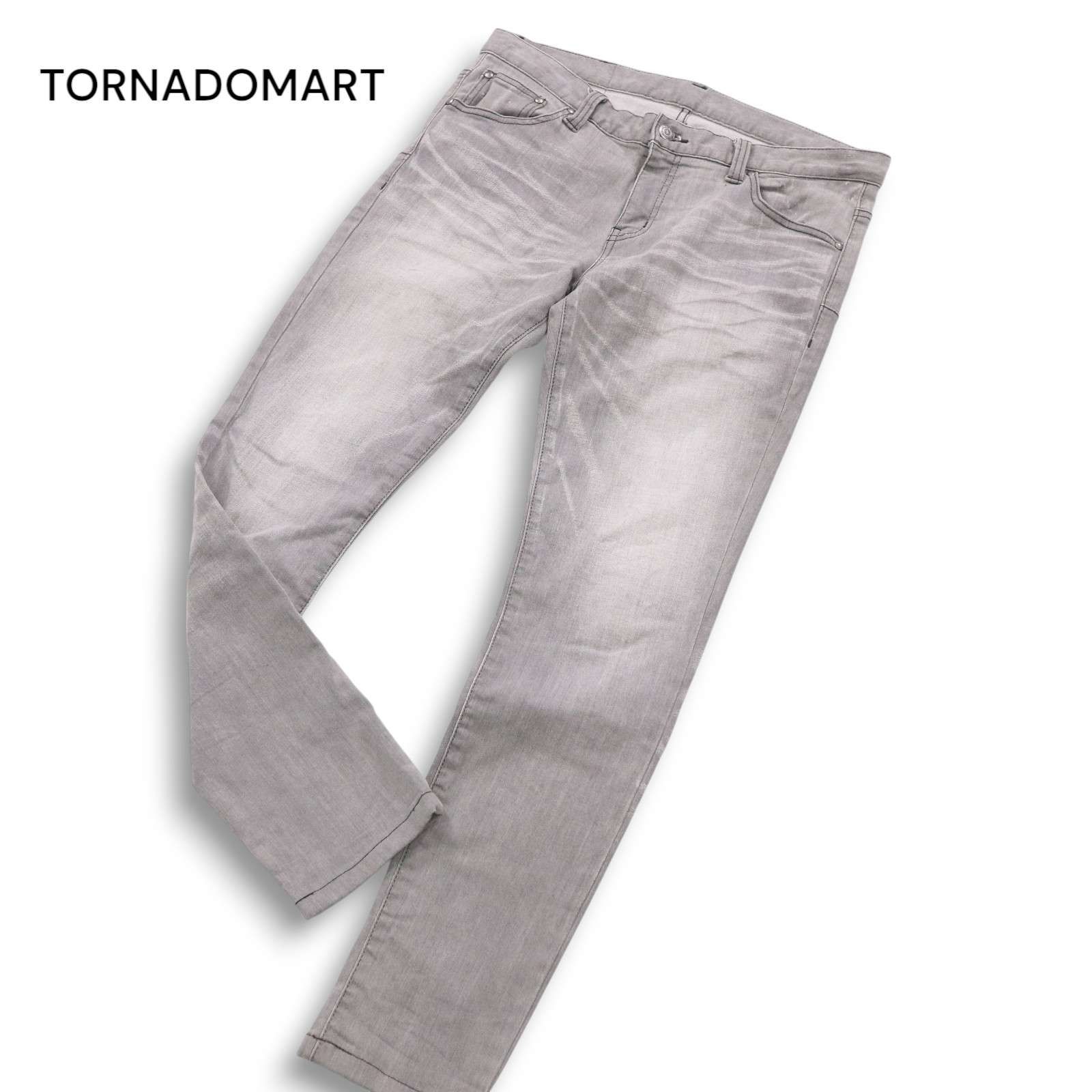 TORNADOMART トルネードマート 通年 髭落ち加工☆ ストレッチ スキニー 