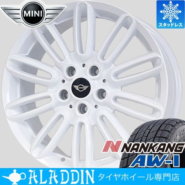 MINI CLUBMAN F54 ミニクーパー クラブマン 17インチ スタッドレス タイヤ ホイール 4本 セット NANKANG AW-1  225/45R17 冬限定カラー - メルカリ