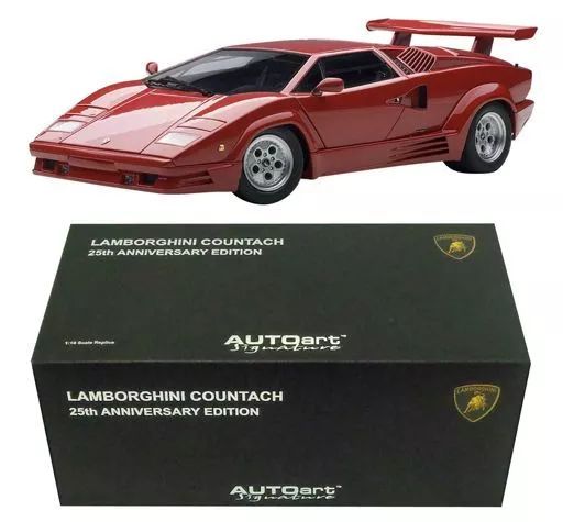 中古】ミニカー 1/18 ランボルギーニ カウンタック 25th