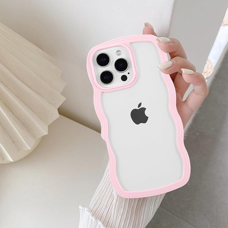 QLTYPRI iPhone 16 Pro ケース クリア TPUカバー おしゃれ 韓国