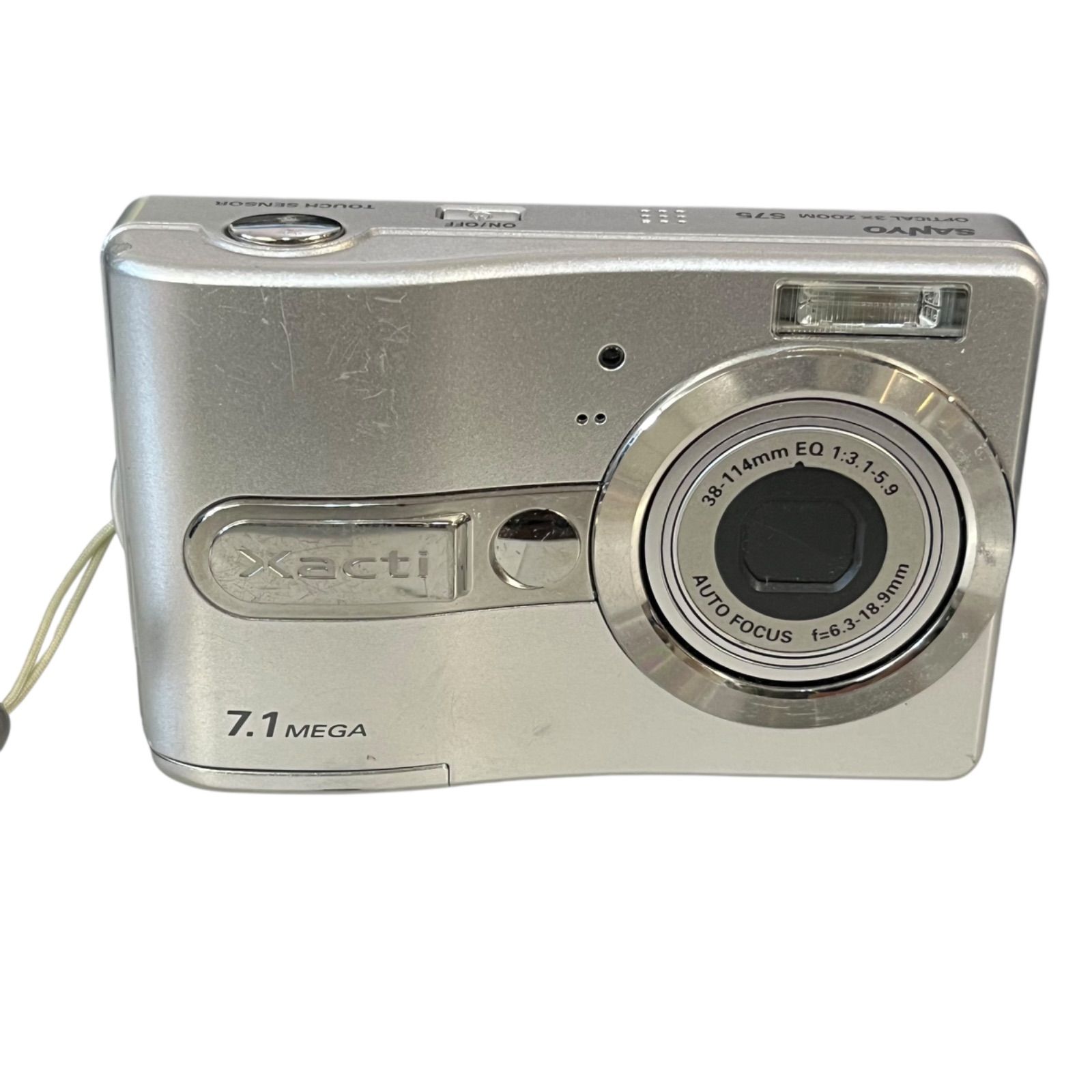 管31112】動作確認済☆SANYO サンヨー Xacti DSC-S75 コンパクト