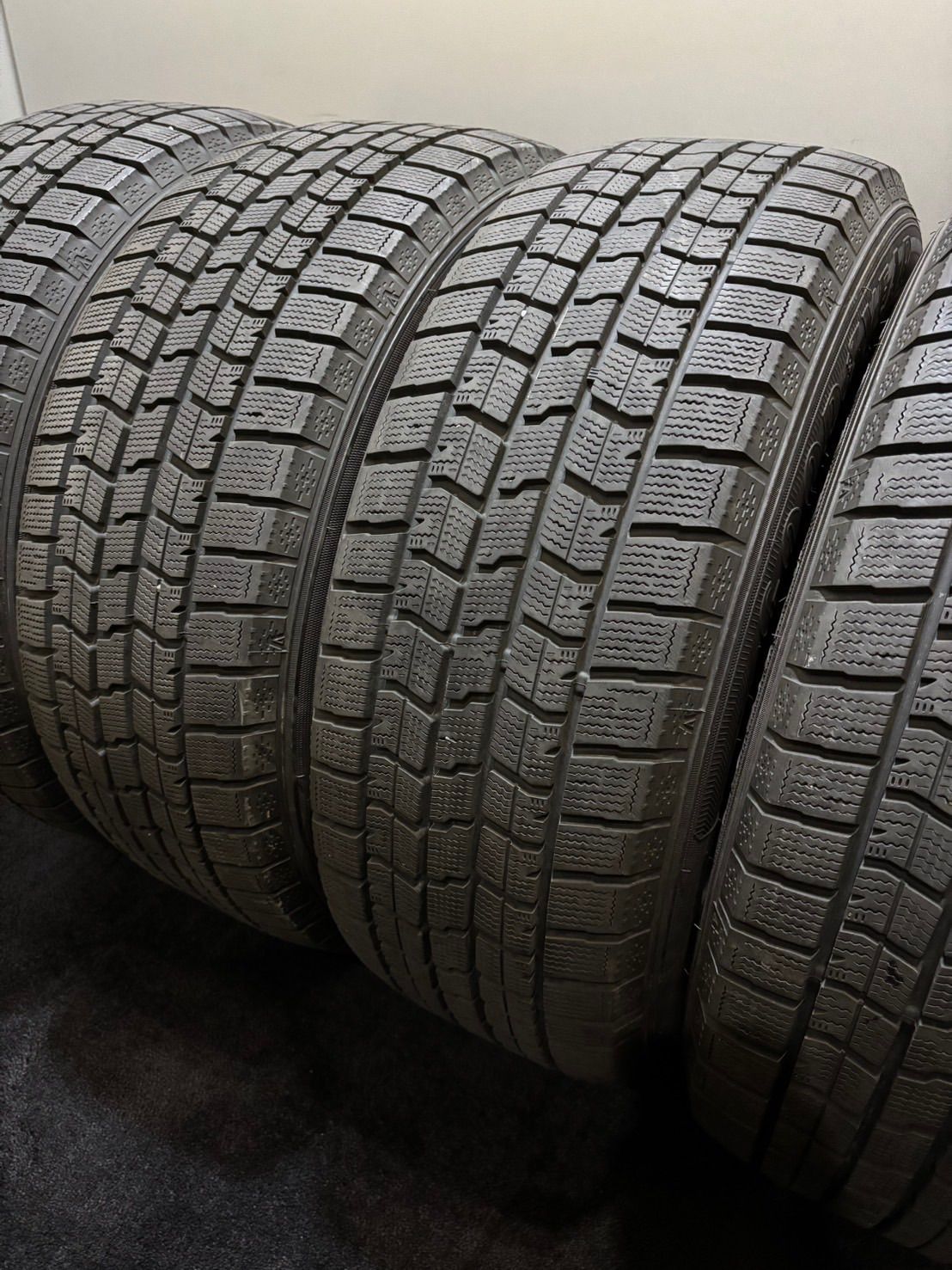225|55R17 GOODYEAR|ICE NAVI7 21年製 スタッドレス 4本 セルシオ スカイライン X2 南7-J345