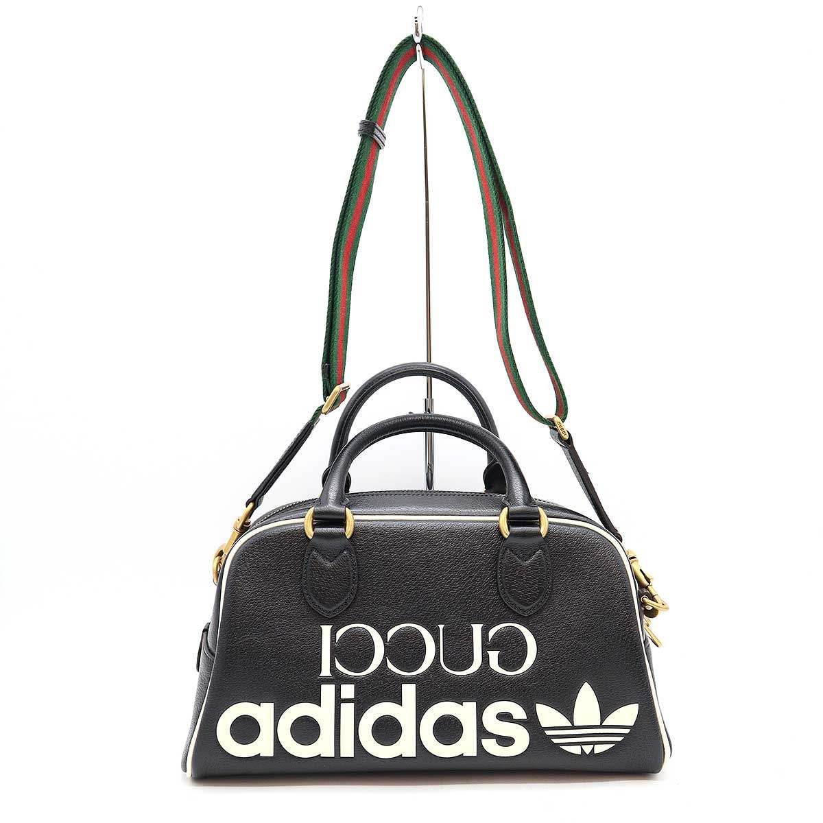 GUCCI×adidas グッチ×アディダス Mini Duffle Bag 2WAY ミニレザー 