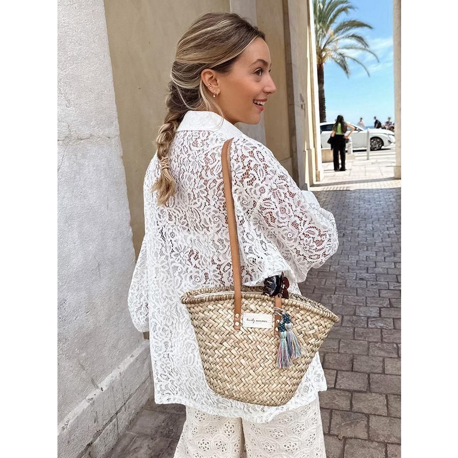 カーディガン トップス レディース レース 長袖 無地 花柄 大人可愛い