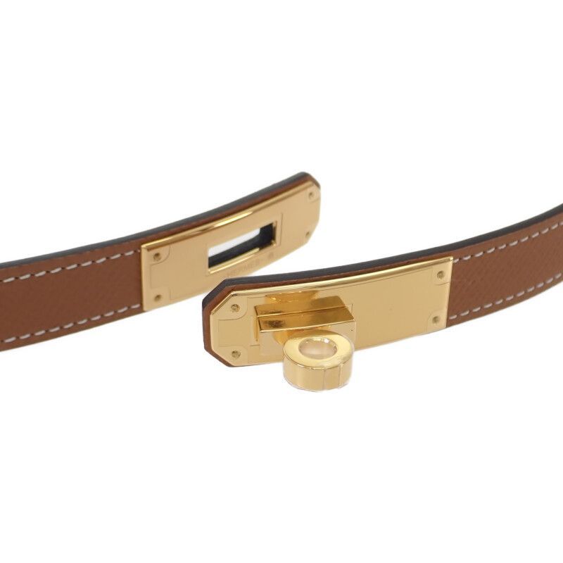 【HERMES】ケリー18 ベルト ヴォーエプソン ブラウン W刻印 レディース HERMES】ケリー18 ベルト ヴォーエプソン ブラウン W刻印