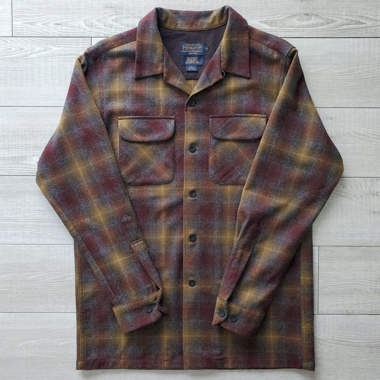 PENDLETONペンドルトン□美品 2016年 メキシコ製 USA fabric ウマティ 