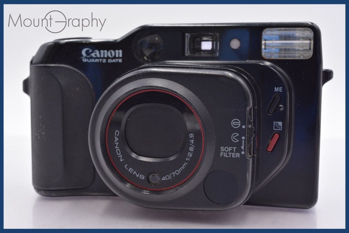 上 キヤノン Canon Autoboy TELE QUARTZ DATE 40|70mm F2.8|4.9 完動 同梱可 yk5140