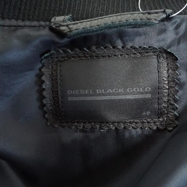 wnc ディーゼル ブラックゴールド DIESEL BLACK GOLD ブルゾン 46 黒