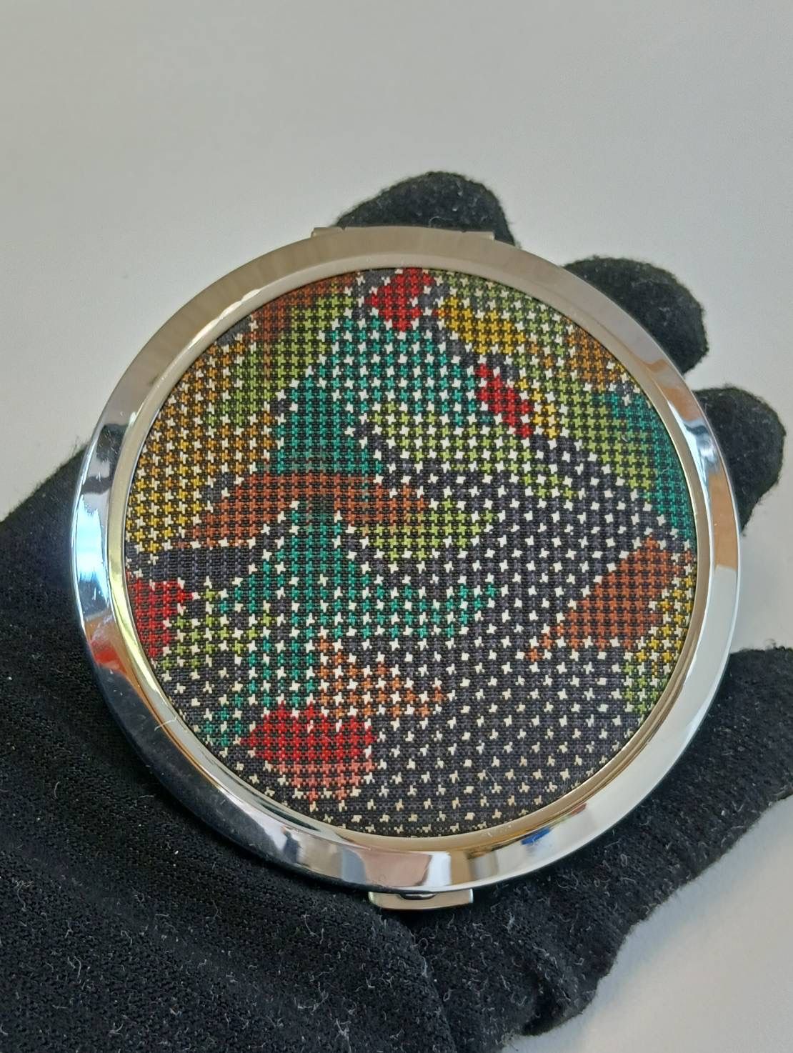中古品】昭和レトロ ヴィンテージ コンパクトミラー コンパクトケース