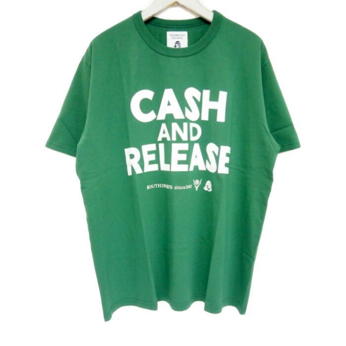 South2 West8 S2W8×TACOMA FUJI RECORDS ネペンテス タコマフジ 国内正規 23SS 20周年記念 CASH AND  RELEASE Tee プリントTシャツ Green グリーン 緑 XL - メルカリ