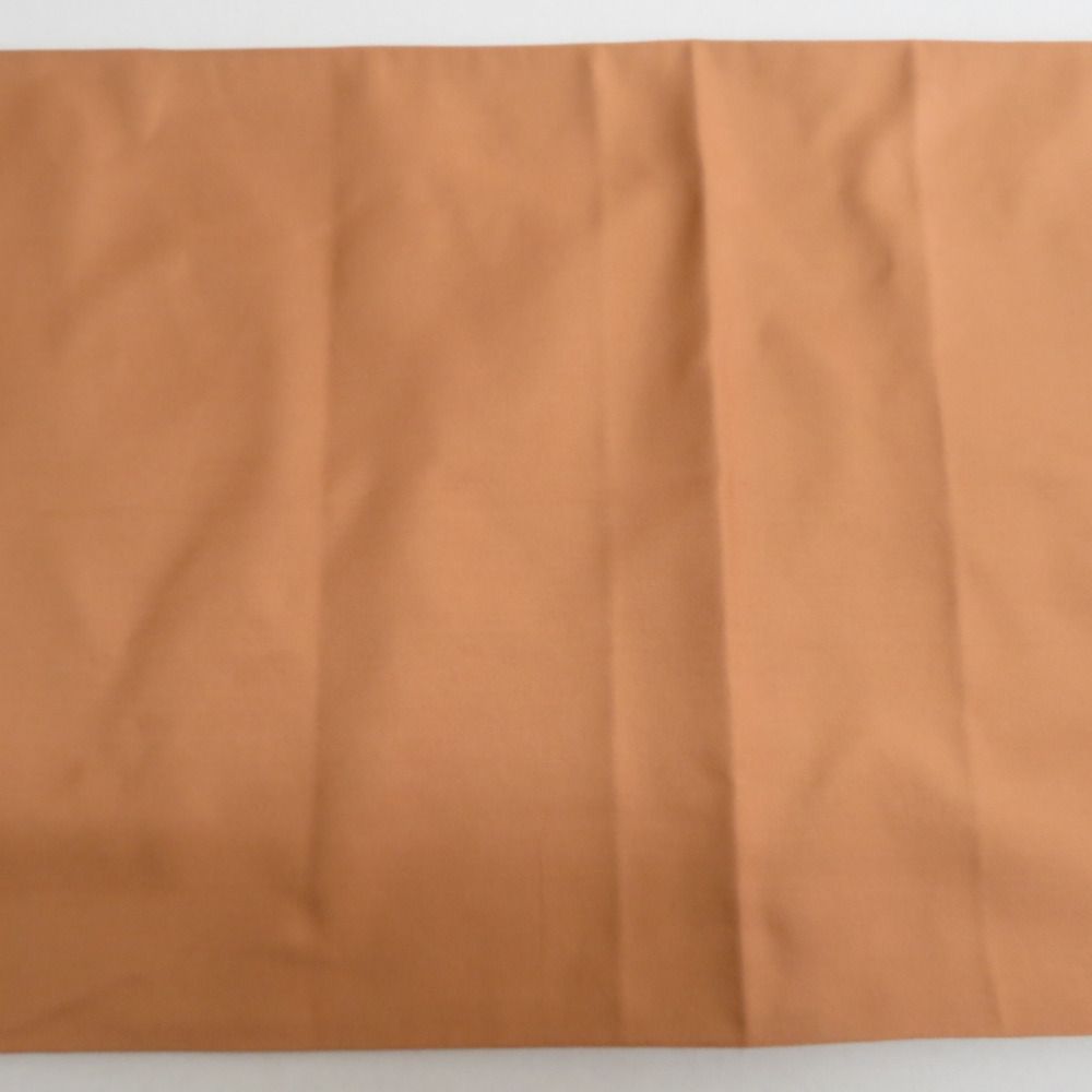 袋帯 洒落袋帯 正絹 オレンジ色x茶色 葡萄に唐草模様 未仕立て 六通柄