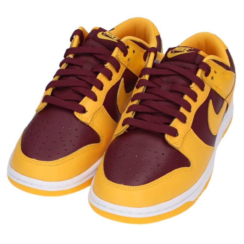 ナイキ DUNK LOW RETRO UNIVERSITY GOLD AND DEEP MAROON DD DD1391