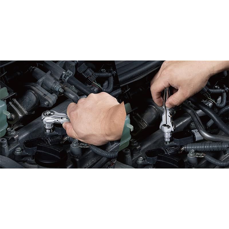 京都機械工具(KTC)9.5sq.ショートスイベルラチェットハンドル BRSW3S 1