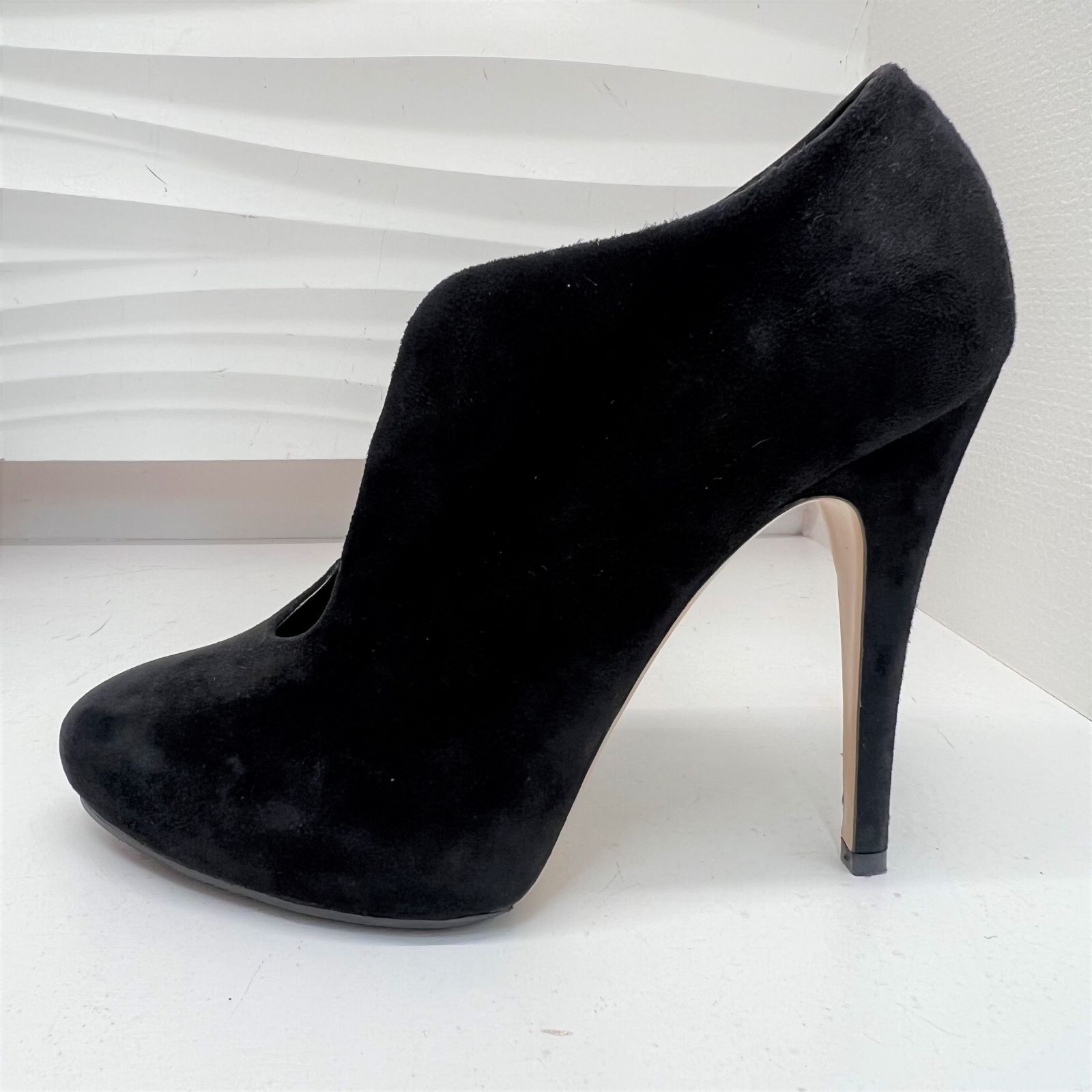 CASADEI カサディ パンプス スエード サイズ:6 ブラック - メルカリ