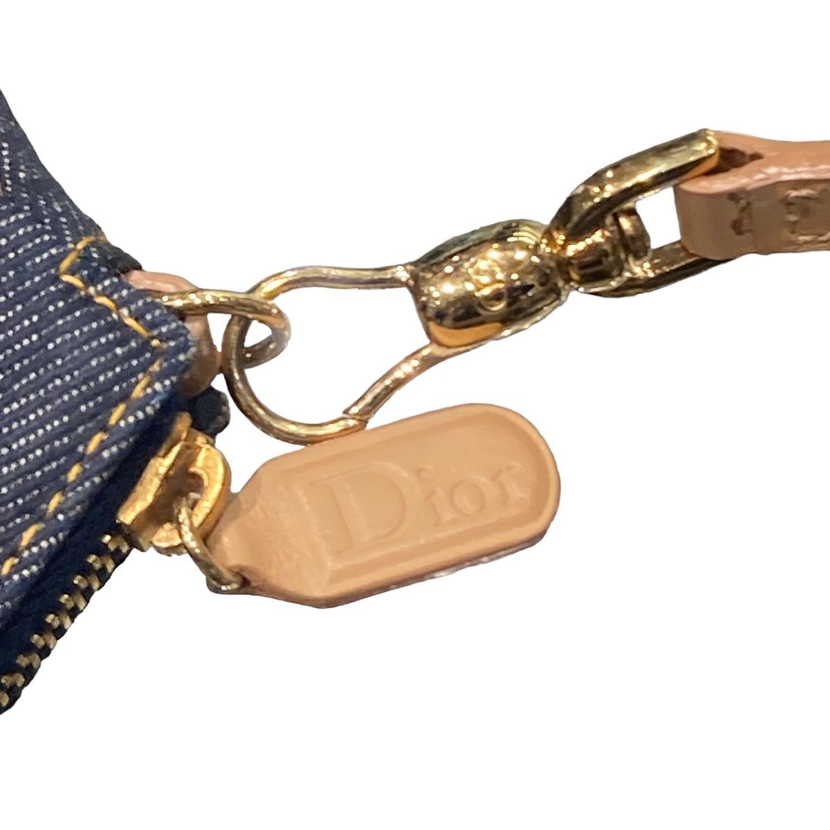 中古】 Christian Dior クリスチャン・ディオール デニム サドル