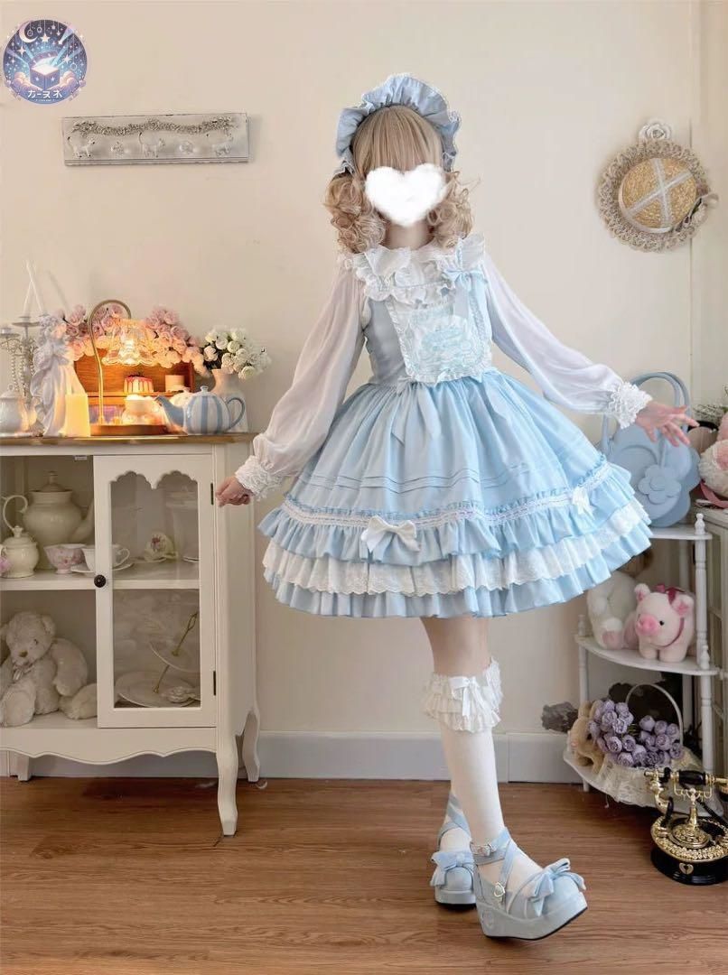 ♥ 普段着からお出かけまで大活躍♪シンプルロリータワンピース