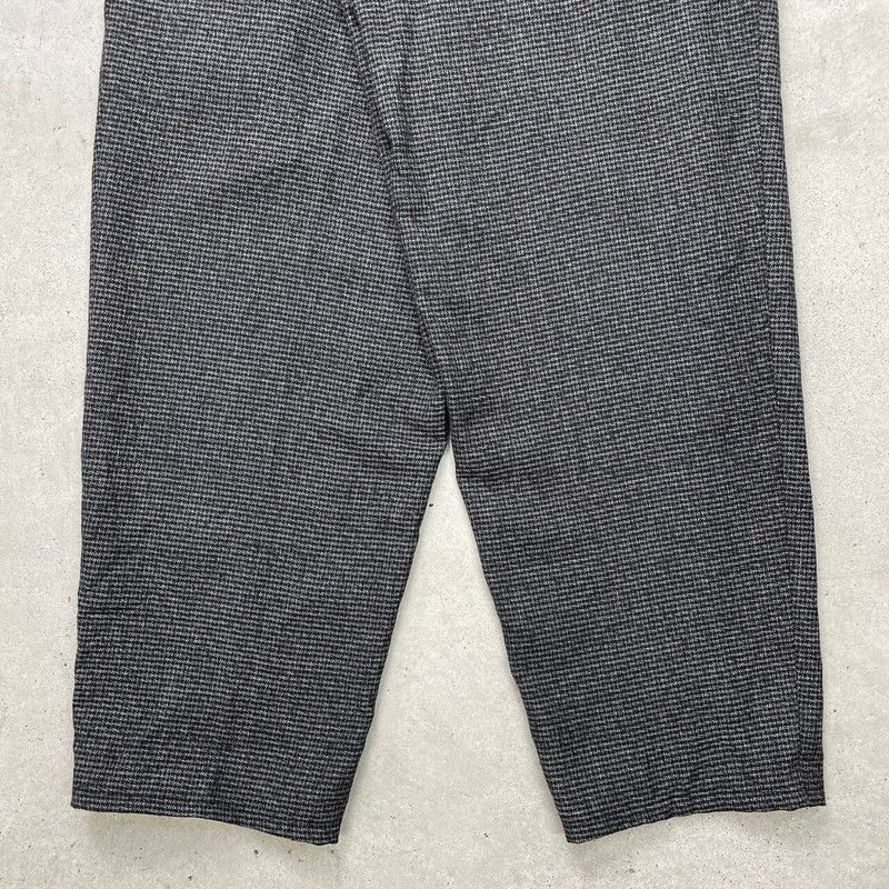 80年代 USA製 CITY STREETS ワイドスラックス 3タック チェック