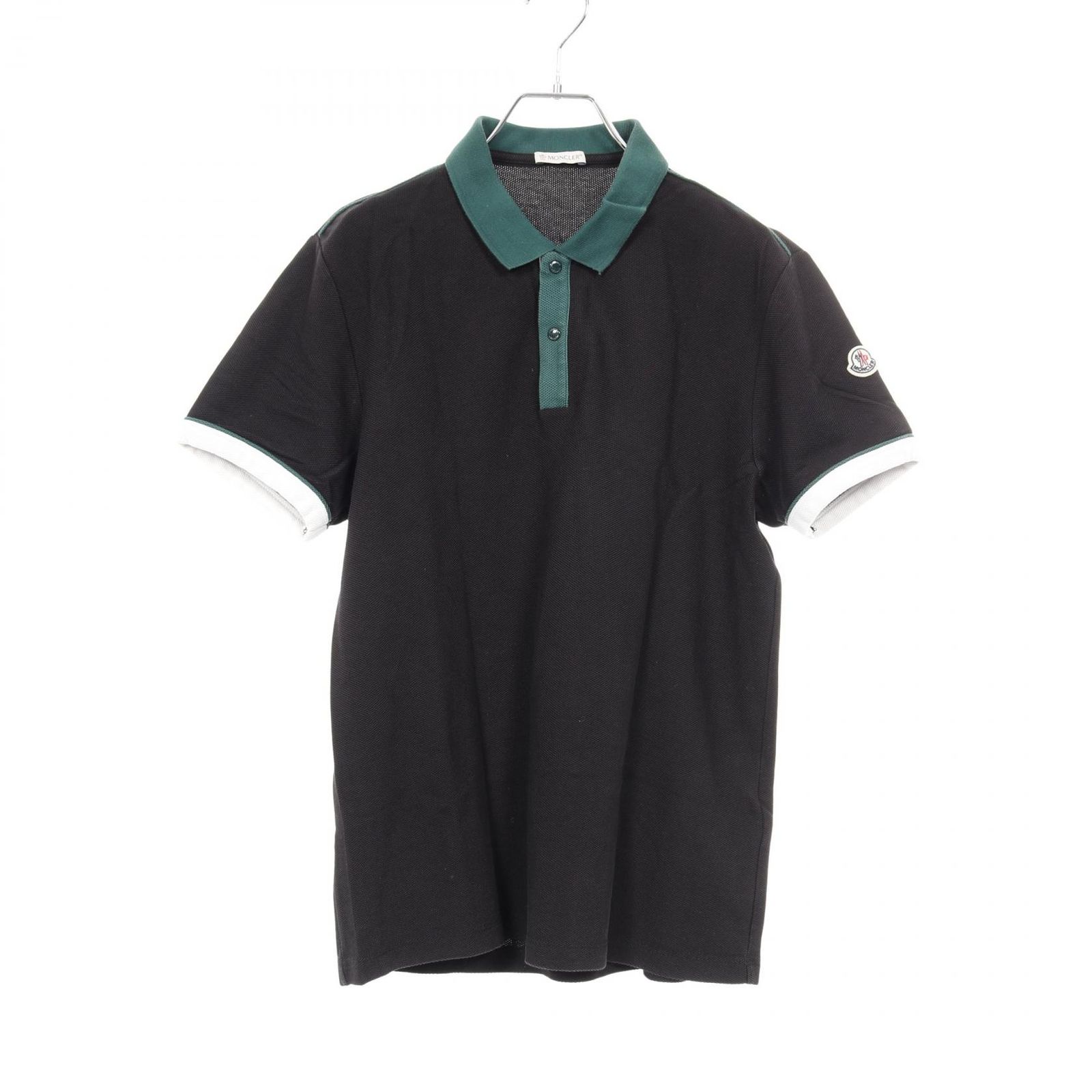モンクレール MONCLER ポロシャツ 8320700 ブラック コットン