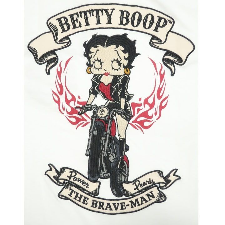 ベティーブープ ベティブープ コラボ ブレイブマン Tシャツ バイク