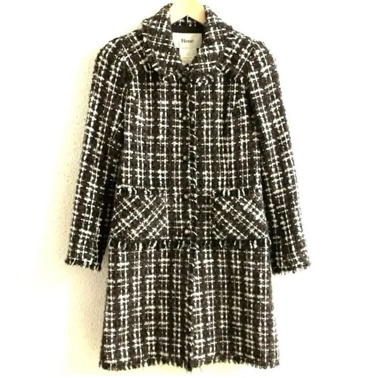 美品 ✨️ Rene ルネ コート ショートコート ダッフルコート チェック M 美品 ✨️ Rene ルネ コート ショートコート ダッフルコート