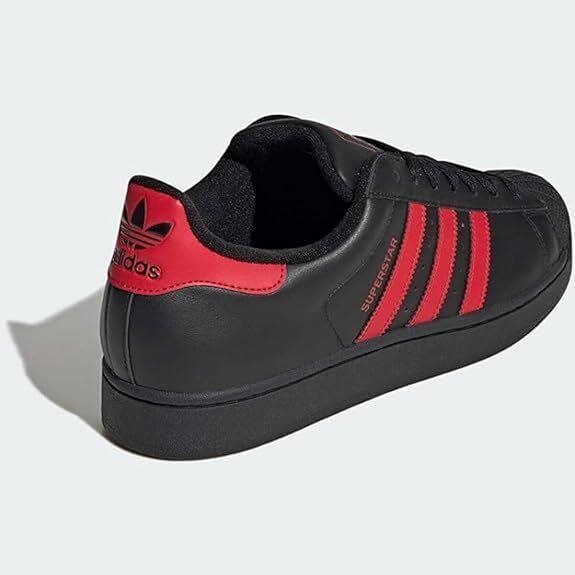  adidas アディダス スニーカー スーパースター II コアブラック ベタースカーレット JQ 2309 サイズ28.0 cm スニーカー 靴