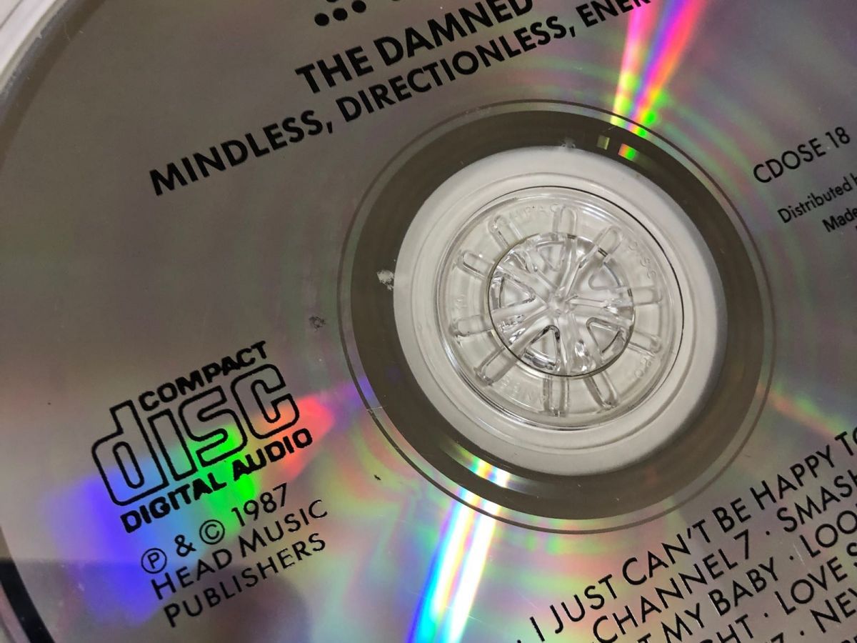 Cdose 3- CD THE DAMNED MINDLESS DIRECTIONLESS ENERGY LIVE AT THE LYCEUM 1981 ...