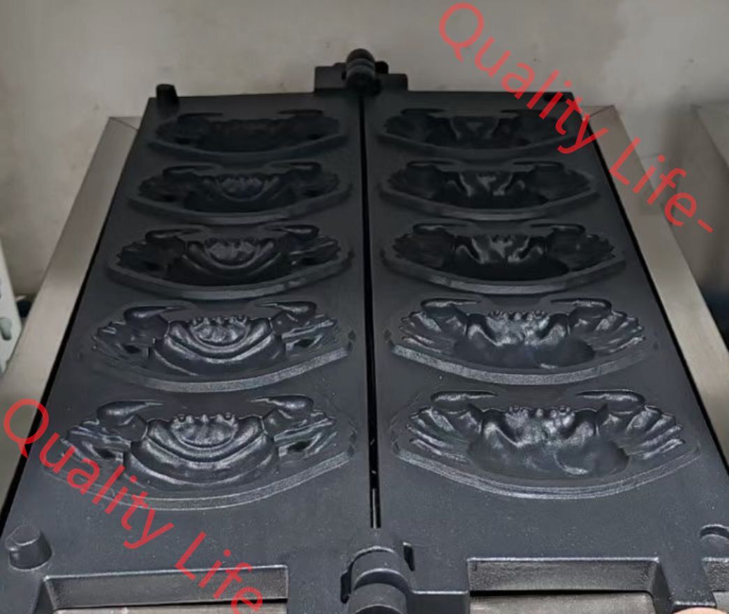 電気 カニ焼き機 カニのベビーカステラ 5穴 単相１0０V|業務用|厨房機器|飲食店|店舗用品