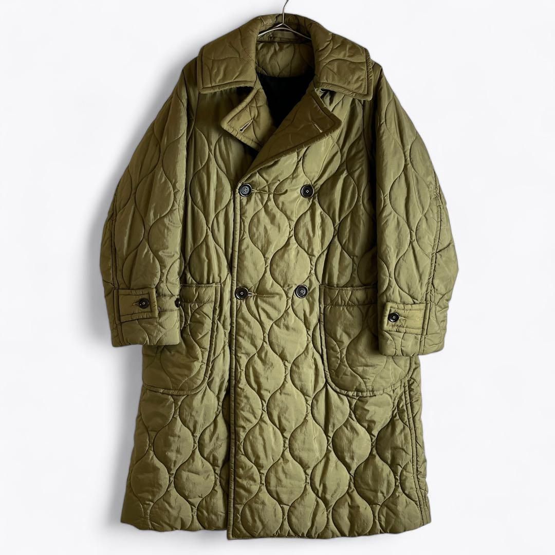 45R リップストップナイロンのAKIYAコート 定価64,900円 極美品】45R リップストップナイロンのAKIYAコート キルティング