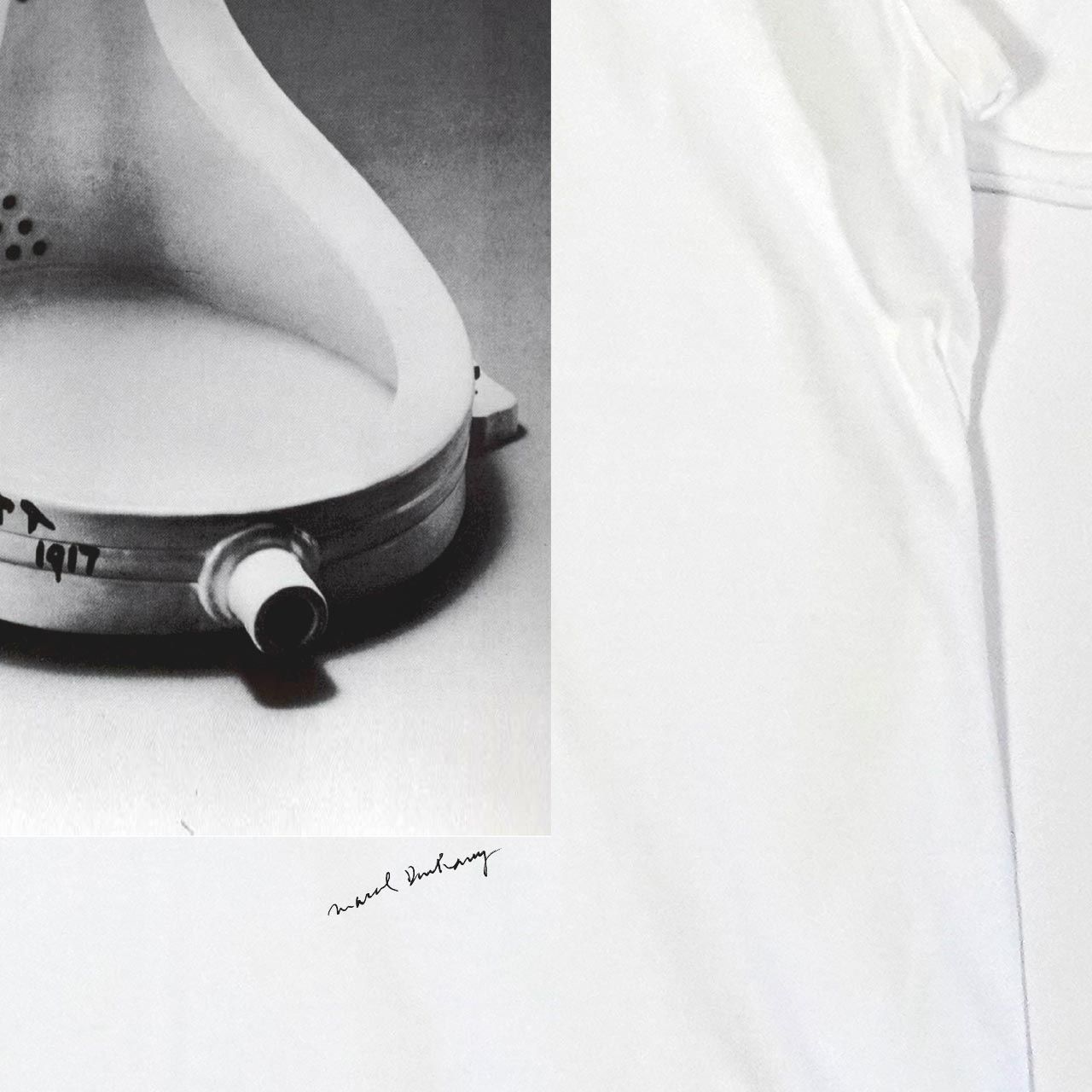 泉または噴水 / マルセル・デュシャン 半袖 Tシャツ ホワイト