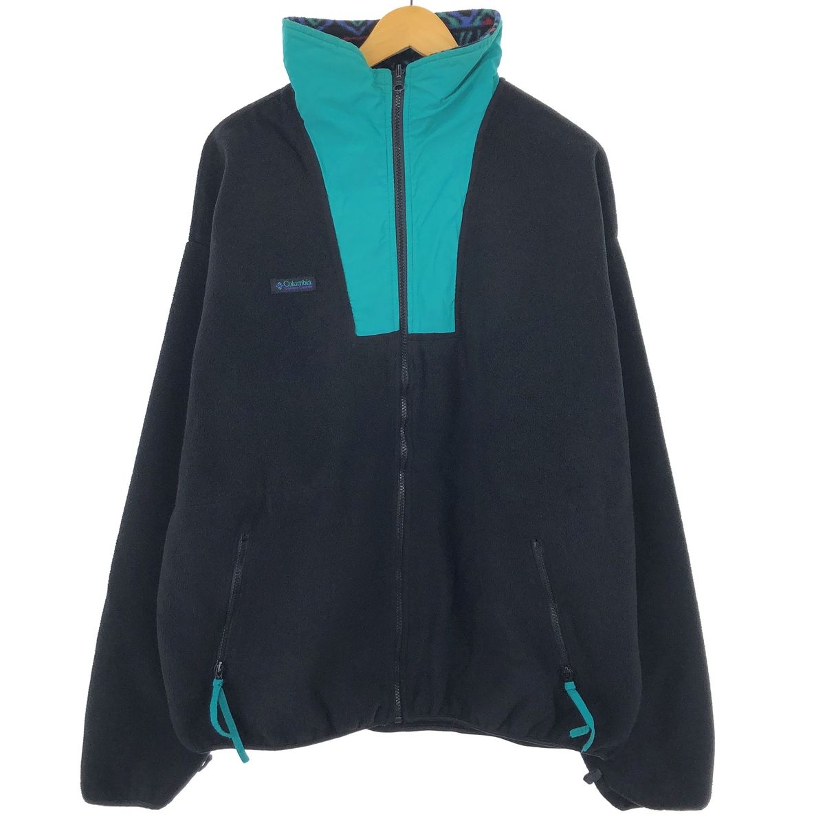 古着 90年代 コロンビア Columbia フリースジャケット USA製 メンズXL 