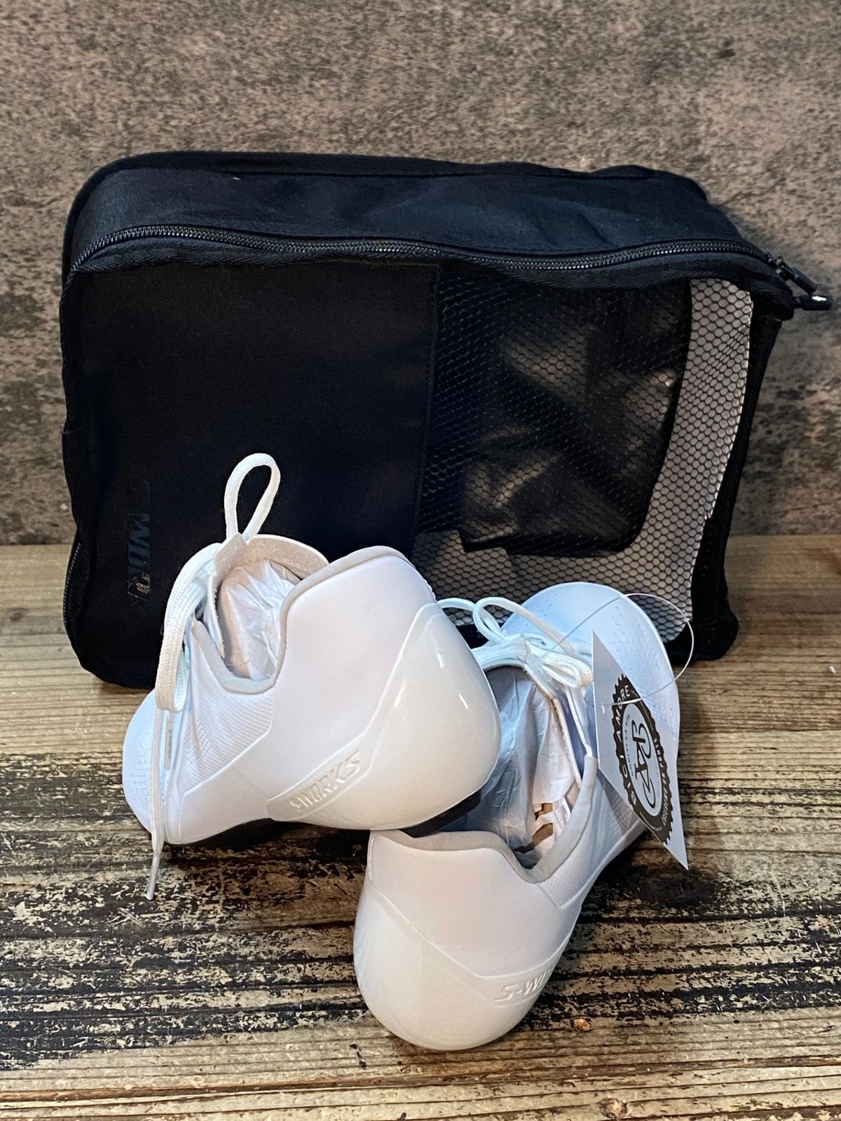 JM402 スペシャライズド SPECIALIZED エスワークス S-WORKS TORCH LACE RD ビンディングシューズ 白 EU39 SPD-SL