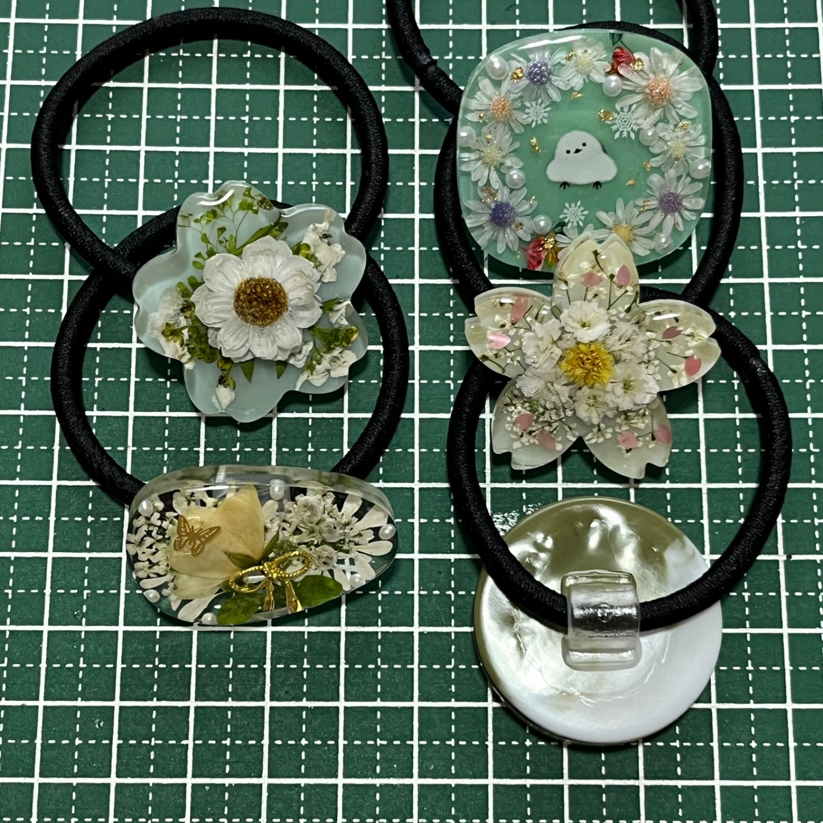 No.230♡SALE 5点セット ボタニカル かすみ草 花かんざし 桜