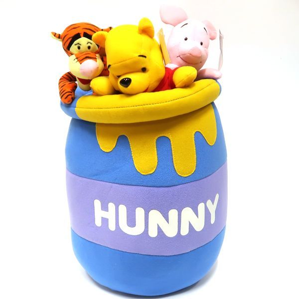 Pooh くまのプーさん ぬいぐるみ セット 蜜壺 ティガ― ピグレット 新品