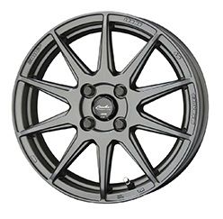 KYOHO/共豊 CIRCLAR C10R ホイール マットガンメタリック 16インチ×6.5J +45 4H100 入数：1台分(4本)