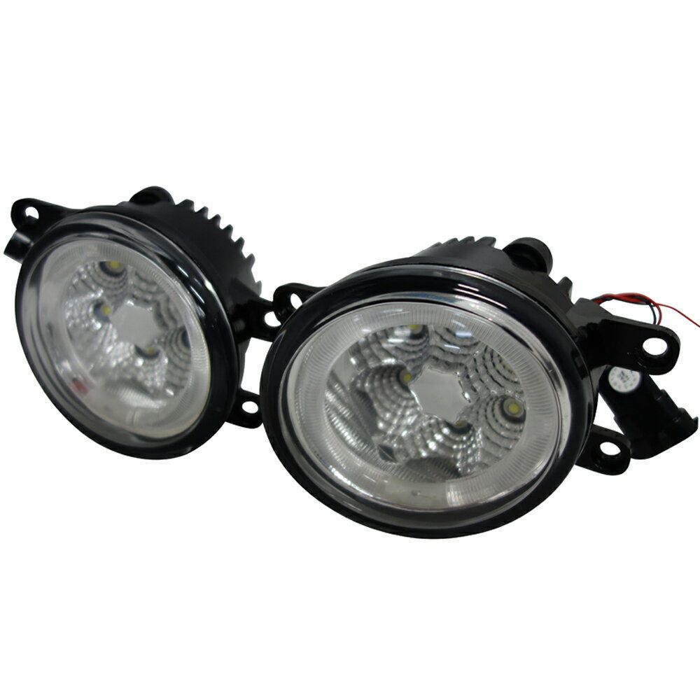 【LEDイカリング/ホワイト】 GGH30W/GGH35W ヴェルファイア [H27.1-} 爆光36W フォグランプ 純正交換 左右セット