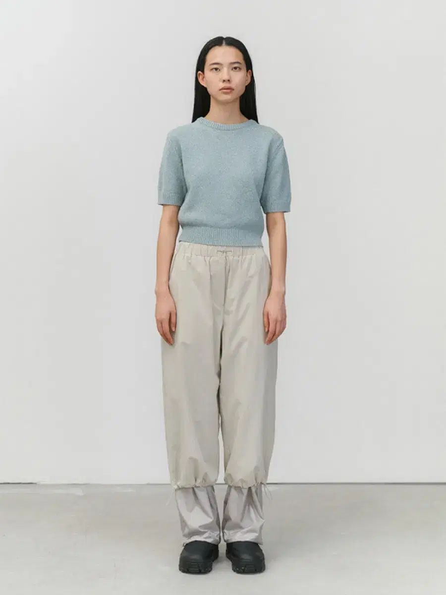 AMOMENTO アモーメント DRAWSTRING LAYERED PANTS 1