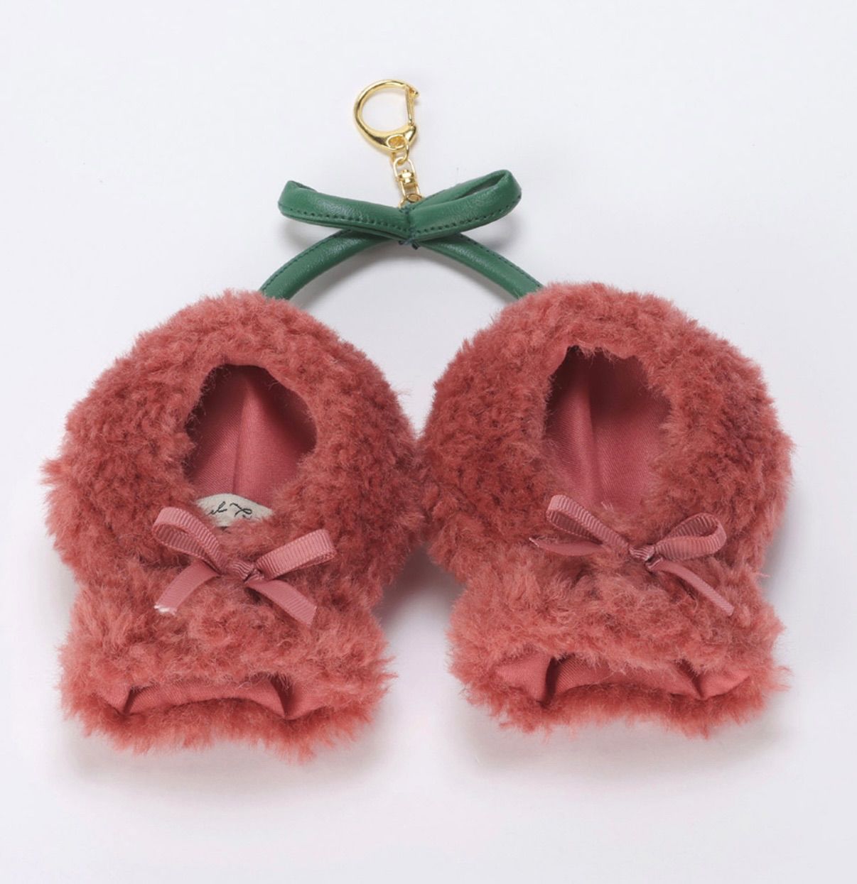おでかけポンチョ おでかけぬいぐるみ キーホルダー 10cm 推しぬい 2色展開！さくらんぼ♡ ぬい服 着せ替え ポンチョ