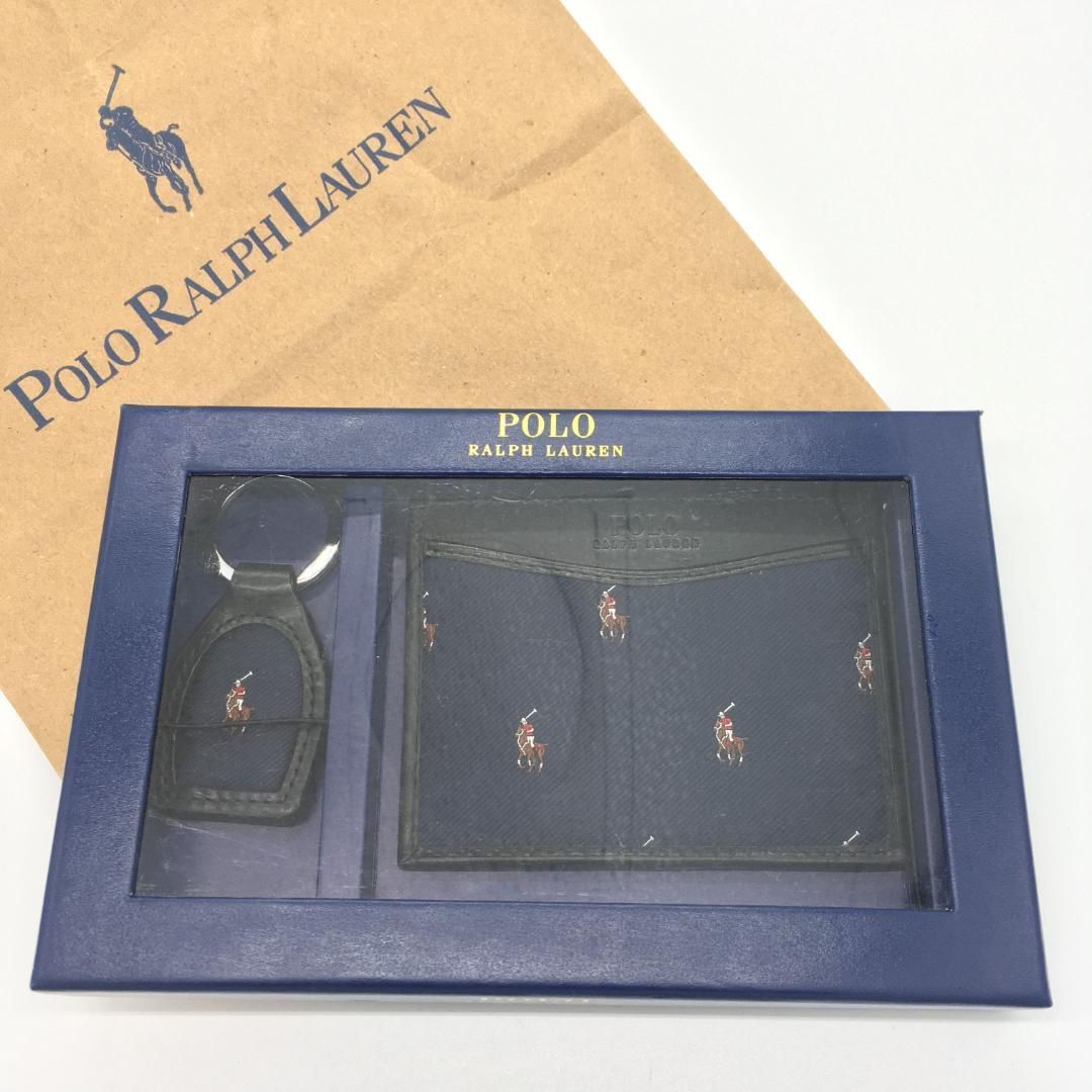 リラックス RALPH LAUREN ラルフローレン カードケース キーホルダ セット 【宅配送料無料】