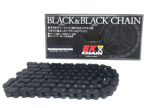 EKチェーン/江沼チェーン シールチェーン SRXシリーズ カワサキ Z125 PRO 125cc 2016年～2021年 ブラック 420 100L 継手：SKJ 420SRX(BK;BK)