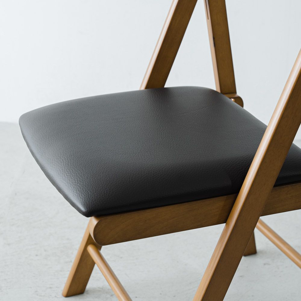 ネット買付 カイタシチェア(もく) 木製 折り畳み椅子 北欧風 イス