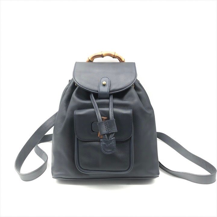 GUCCI グッチ バンブー ミニ リュック バックパック レザー GUCCI グッチ バンブー ミニ リュック バックパック レザー