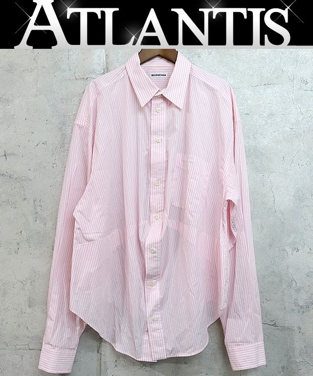 広尾店】バレンシアガ BALENCIAGA 長袖シャツ メンズ ストライプ