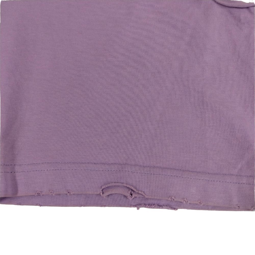 BALENCIAGA バレンシアガ 2021.651795 デストロイ加工 ロゴTシャツ  