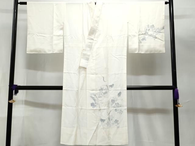 平和屋着物□長襦袢 無双仕立て 流水花文 正絹 逸品 AAAV3947es