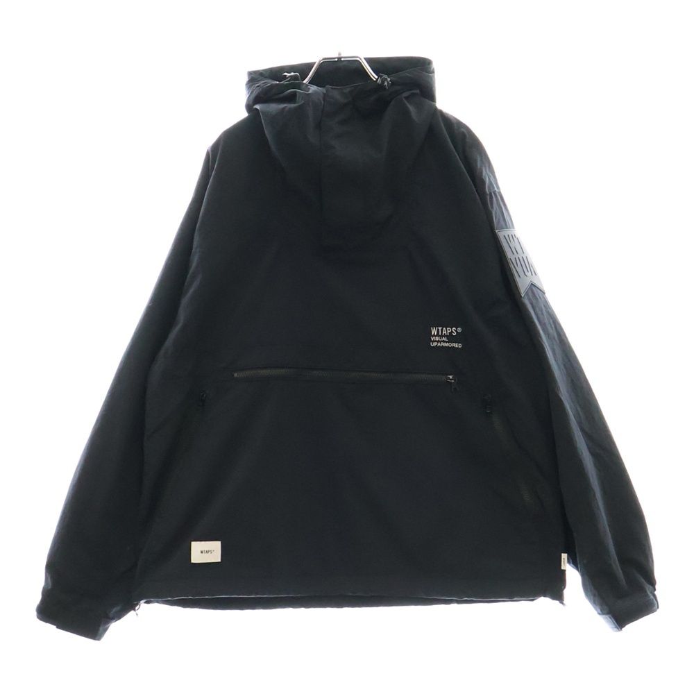 WTAPS ダブルタップス 22AW SBS | JACKET | NYLON. TUSSAH. FORTLESS ナイロンアノラックジャケット ブラック 222WVDT-JKM02