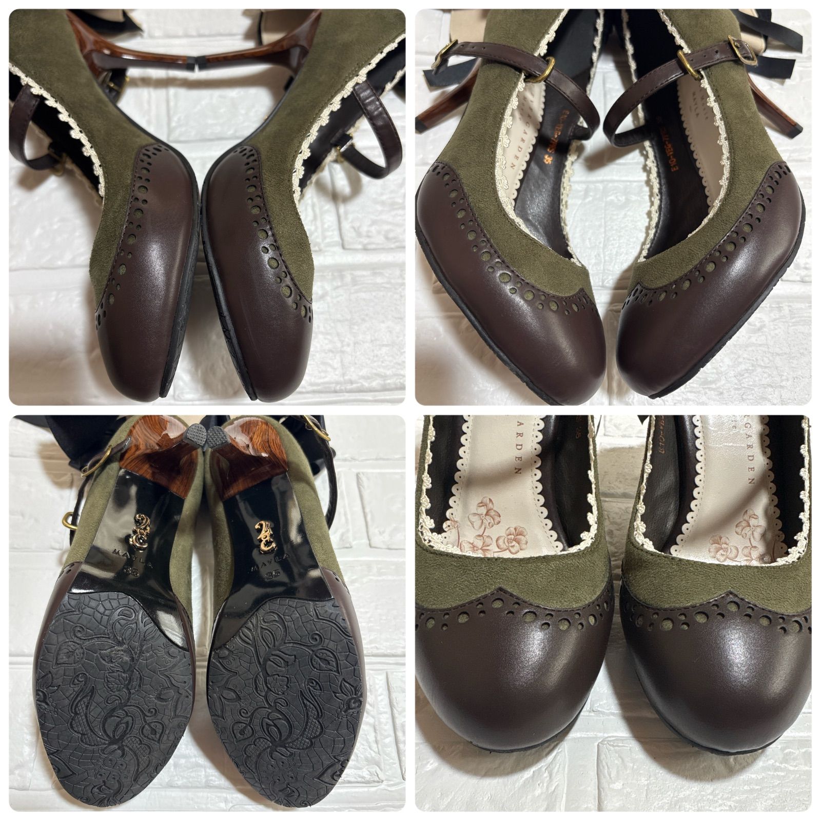 極美品　ヴァイオレット エヴァーガーデン　マイラ　コラボ　パンプス　箱付き　23 極美品 ヴァイオレット エヴァーガーデン マイラ MAYLA 2.8万円 コラボ