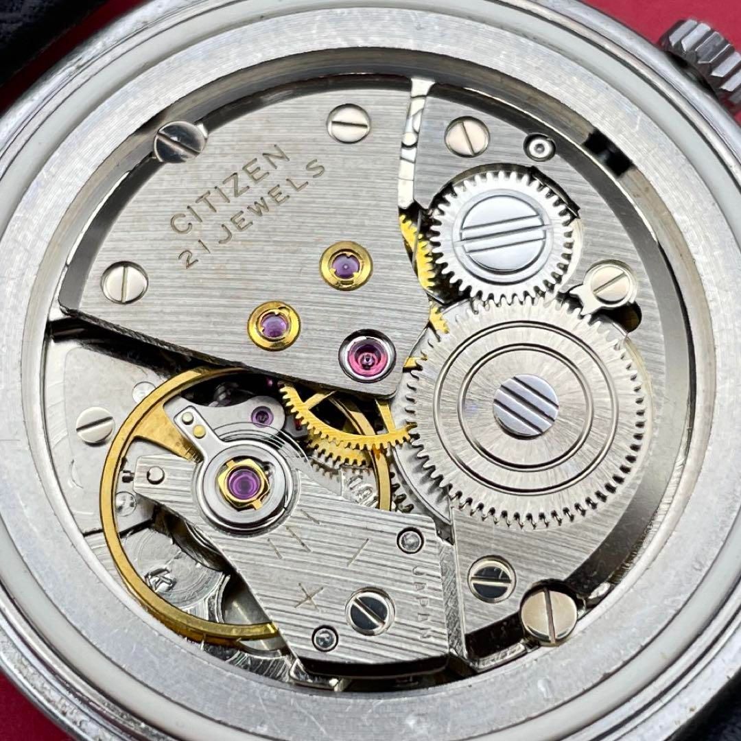 CITIZEN ホーマー 手巻き21石 鉄道時計 昭和54/腕340/水鉄 ＜検