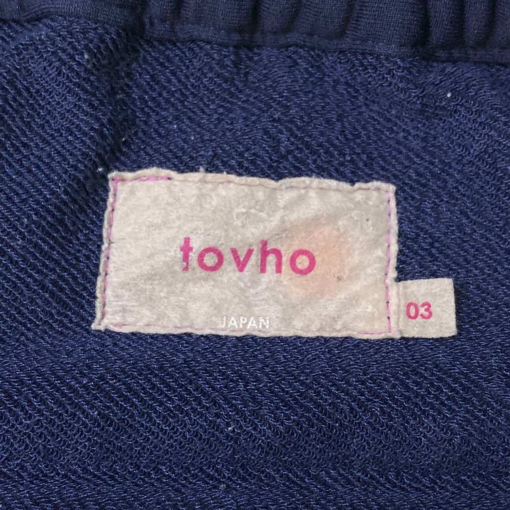 サイズ：03 TOVHO トヴホ ロングパンツ ネイビー系